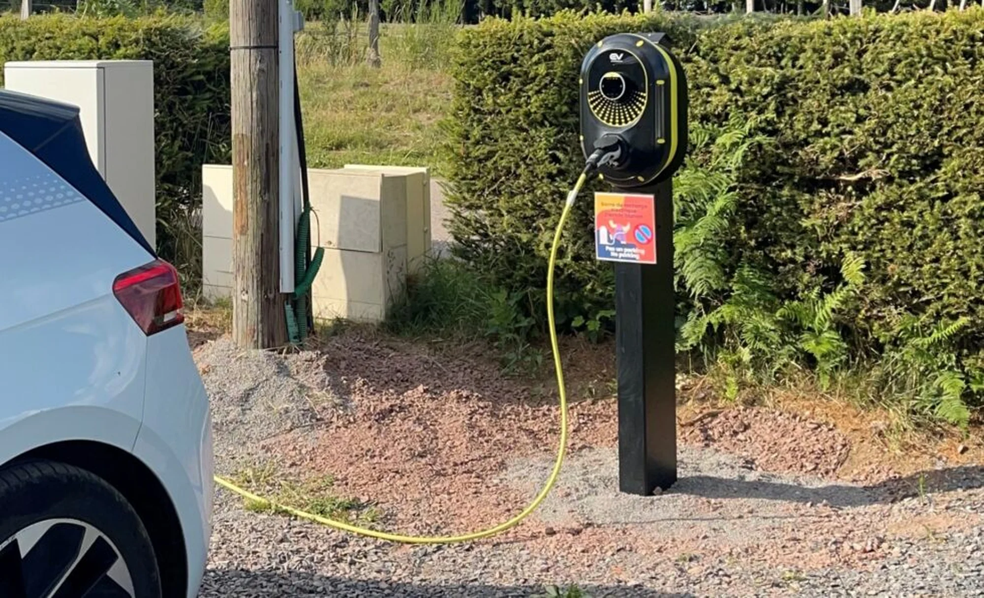camping elektrische paal vosges